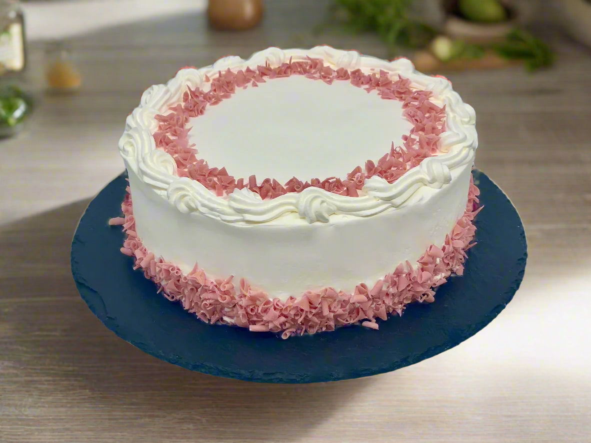 White Forest Vegan Cake
