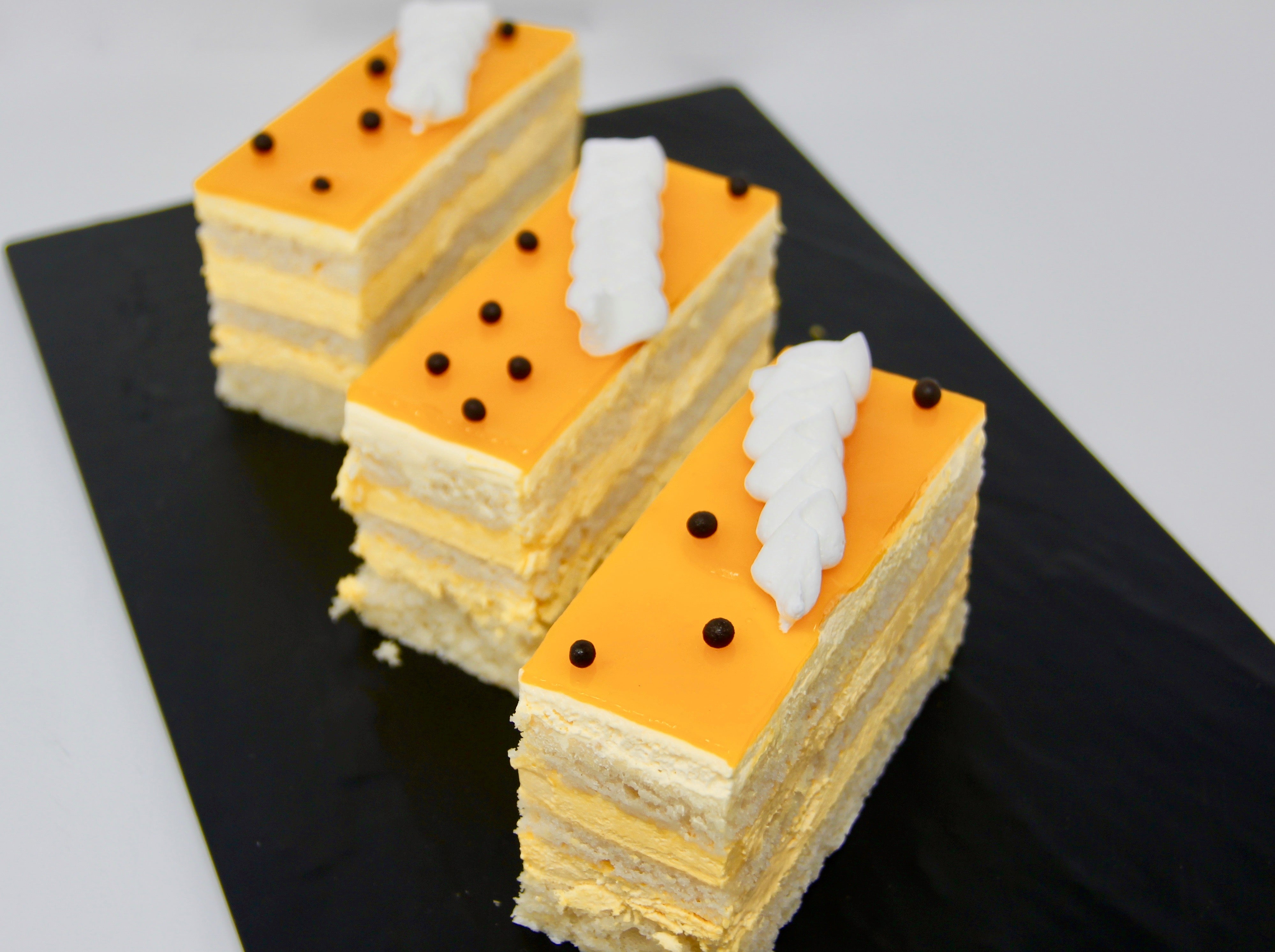 Mango Mousse Eggless Cake Mango Mousse Eggless Cake